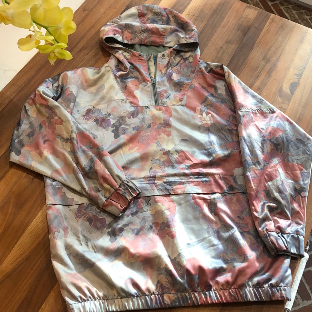 Men’s Adidas Watercolor Satin Hoodie
